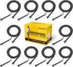10 Pack Adjustable Jump Rope for Fitness and Exercise-PVC Skipping Rope for Men,Women and Kids-Tangle-Free for Keeping Fit, Training, Workout - Image 2