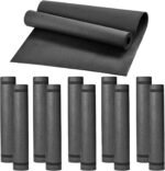 10 Pack Yoga Mats Bulk, 68'' x 24'' x 4mm Thick Black Yoga Mats for Kids and Adults, Anti-Slip Tear-Resistant Exercise Mat for Fitness Stretching Home Workout Gym and Studio - Image 2