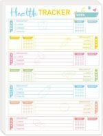 100 Pages Weekly Health Tracker workout journal meal planner notebook Daily Food Diary Fitness Diet Wellness Record for Women Men Weight Loss Progress 9.84 x 7.28inch - Image 2