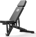 1400LB Professional Weight Bench, 24 + 9 Adjustable Workout Benches for Home Gym Fitness, Foldable Head Heavy Duty Gym Bench for Strength Training, Weight Lifting, Decline/Flat/Incline Bench Press - Image 2