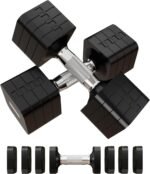 15LB 20LB 40LB 50LB Adjustable Dumbbell Set Free Weights Dumbbells Set for Women Men Hand Weights Sets Adjust Dumbbell Weight Sets for Home Gym Exercise Workout Strength Training Equipments - Image 2