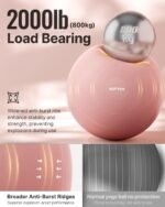 YOTTOY Anti-Burst Exercise Ball for Working Out, Yoga & Pregnancy, Extra Thick Workout Ball for Physical Therapy & Fitness - Image 5