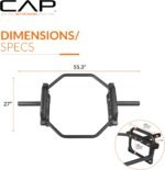 CAP Barbell Olympic Trap Bar and Shrug Bar for Deadlifts - Image 3