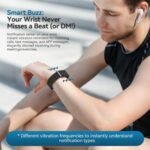 Fitness Tracker,Wearable Health Smart Bracelet Band with Blood Oxygen 170+ Sport Mode 60-Day Battery,Lifetime Membership,Activity Tracking Heart Rate Sleep Monitor for Android iOS,2 Bands - Image 5