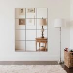 Ruomeng Home Gym Mirrors 12 Inch x 12Pcs Wall Mounted Mirror Glass Frameless Full Length Mirror Tiles for Home Gym, Bedroom, Door & Bathroom - Image 5
