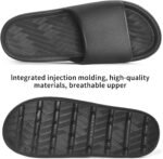 Shower Shoes for Men Women with Arch Support Non Slip Quick Drying Slides College Dorm Bathroom Sandals Pool Slides Lightweight Beach Sandals - Image 5