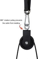 LFJ LAT Pull Down and Lift Weight Pulley System Cable Machine Pulley Attachment for Triceps Pull Down, Biceps Curl, Back, Forearm, Shoulder Home Gym Equipment - Image 3