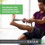 Gaiam Yoga Block - Supportive Latex-Free Eva Foam - Soft Non-Slip Surface with Beveled Edges for Yoga, Pilates, Meditation - Yoga Accessories for Stability, Balance, Deepen Stretches - Image 5