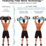 Tidal Tank Tube - The Original Aqua Bag - Water Weight Bag up to 79 lbs - Adjustable Workout Sand Bags Weights Alternative - Portable Sandbag Fitness Equipment Set, Home Exercise Gym - Including App - Image 4