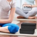 MoKo Thin Yoga Blocks 2 Pack, 9" x 6" x 3" High Density EVA Foam Yoga Block Exercise Bricks, Eco Friendly & Lightweight, Increase Flexibility & Balance, Great for Stretching & Holding Poses - Image 5