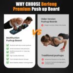 Push Up Board,Portable Dismountable 17 in 1 Push Up Bar at Home Gym,Professional Muscle Training Equipment is Available for Men and Women,The Ideal Gift for Fitness Enthusiasts,Pushup Board Set - Image 3