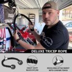 Cable Machine Attachment Set LAT Pulldown Attachments Weight Machine Accessories for Home Gym - Image 4