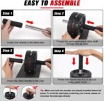 Ab Roller Wheel, Abs Workout Equipment for Abdominal & Core Strength Training, Home Gym Exercise Wheels for Men Women, with Knee Pad Accessories - Image 4