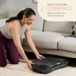 Lifepro Waver Vibration Plate Exercise Machine for Lymphatic Drainage, Muscle Activation, Full-Body Workout Vibrating Platform with Loop Bands, Fitness Equipment for Strength Toning & Fat Loss - Image 3