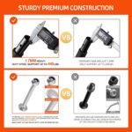 Ally Peaks Pull Up Bar for Doorway | Thickened Steel Max Limit 440 lbs Upper Body Fitness Workout Bar| Multi-Grip Strength for Doorway | Indoor Chin-Up Bar Fitness Trainer for Home Gym Portable - Image 3