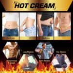 FANSHI Hot Sweat Cream – Natural Workout Enhancer for Muscle Warm-Up & Skin Tightening – Supports Sweat & Circulation – for Women & Men – Belly, Thighs, Arms, 4fl.oz - Image 3