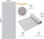 2 Pack Hot Yoga Towel with Grip Dot，Stickyfiber Yoga Mat Towels Non Slip for Hot Yoga,Absorbent Microfiber Sweat Anti-Slip Cover,Bikram,Pilates,Exercise,Fitness - Image 3