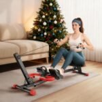 WARMOUNTS Rowing Machine, 4 in 1 Adjustable Ab Machine with 4 Levels and 4 Heights, Foldable Rowing Machine for Home Gym with LCD Display, 266lbs Weight Capacity - Image 8