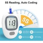 G430 Blood Glucose Monitor Kit,Blood Sugar Testing kit,Diabetes Testing Kit, Blood Glucose Meter, 100 Glucometer Strips, 100 Lancets, Test Strips Blood Sugar Meter Glucometer,HCT for Home Use - Image 3