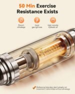 Niceday Steppers for Exercise, Stair Stepper with Resistance Bands, Mini Stepper with 300LBS Loading Capacity, Hydraulic Fitness Stepper with LCD Monitor - Image 4