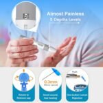 G430 Blood Glucose Monitor Kit,Blood Sugar Testing kit,Diabetes Testing Kit, Blood Glucose Meter, 100 Glucometer Strips, 100 Lancets, Test Strips Blood Sugar Meter Glucometer,HCT for Home Use - Image 5