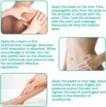 Slimming Cream, Navel Arm Leg Belly Ginger Fat Burning Cream, Weight Loss Skin Firming Moisturizing Massage Gel for Cellulite, Soothing, Relaxing, Tightening & Slimming (50g) - Image 3