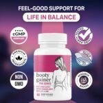 Booty Gainer Pro Series - Weight Gainer for Women to Grow Thicker Booty & Larger Buttox | Helps Naturally Curve & Shape Body | Grow Rounder, Wider & Thicker Glutes for BBL Growth - 60 Capsules - Image 5