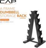 Cap Barbell A-Frame Dumbbell Weight Rack | Color Series - Image 3