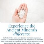 Ancient Minerals Magnesium Bath Flakes Ultra with OptiMSM – Pure Zechstein Magnesium Chloride and Organic Sulfur Bath Salts, Soothing Mineral Soak for Skin & Body, 1.65 lb - Image 4