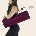 Retrospec Solana Yoga Mat 1" Thick w/Nylon Strap for Men & Women - Non Slip Exercise Mat for Home Yoga, Pilates, Stretching, Floor & Fitness Workouts - Image 4
