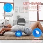 Leyndo 4 Pcs Pilates Ball 9 Inch Small Exercise Ball for Yoga Stability Core Training Barre Workout Physical Therapy Balance - Image 5