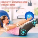 Leyndo 4 Pcs Pilates Ball 9 Inch Small Exercise Ball for Yoga Stability Core Training Barre Workout Physical Therapy Balance - Image 7