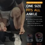 Comfortable Adjustable Ankle Straps for Cable Machines Women, Gym Workout Leg Strap, Glute Cuff, Ankle Cuffs for Glute Workouts, Foot Straps for Kickback, One Size Fit All - Image 4