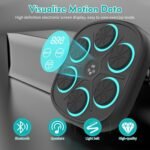 2025 Upgraded Music Boxing Machine for Adults and Kids, Large Size Wall Mounted Boxing Training Equipment with Gloves, Punching Bag for Home, Office, and Gym, 9 Modes & 9 Speeds - Image 5