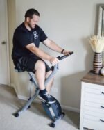 ATIVAFIT Exercise Bike Foldable Fitness Indoor Cycling Bike Magnetic 3 in 1 Upright Recumbent Exercise Bike with Resistance Bands for Home Workout - Image 3