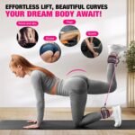 Ankle Resistance Bands with Cuffs, Ankle Bands for Working Out, Ankle Resistance Band for Leg, Booty Workout Equipment for Kickbacks Hip Fitness Training, Exercise Bands for Butt Lift Women - Image 3