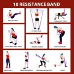 LEEKEY Resistance Bands, Exercise Bands with Handles,Pull Up Assist Bands - Band Set with Door Anchor - Bands for Working Out,Band for Men and Women Fitness Training,Home Workouts - Image 4