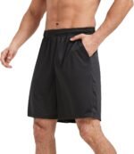 5 Pack Men's Athletic Gym Shorts with Pockets Quick Dry Activewear Workout Running Shorts for Men - Image 3