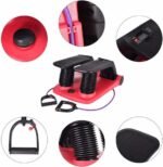 Stepper Climber Fitness Machine, Air Stair Climber Stepper Machine, Cardio Training Step Climber Machine Adjustable Fitness Exercise Machine Resistance Bands, Comfortable Foot Pedals - Image 5