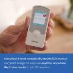 Beurer Cardio Companion EKG Monitor - 3-Lead Portable ECG Machine, Detects Irregular Heart Rhythms, Fast Results in 30 Seconds, Bluetooth with App, Rechargeable Battery, FSA/HSA Eligible, ME75 - Image 3