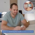 Beurer Cardio Companion EKG Monitor - 3-Lead Portable ECG Machine, Detects Irregular Heart Rhythms, Fast Results in 30 Seconds, Bluetooth with App, Rechargeable Battery, FSA/HSA Eligible, ME75 - Image 4