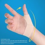 Yosoo Health Gear Thumb Support Brace, CMC Joint Thumb Splint, Soft Thumb Compression Sleeve Protector for Joint Pain Tendonitis Sprains(L) - Image 3