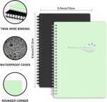 Wellness Planner & Fitness Log - Daily Diet & Health Journal with Weight Loss, Wellness Journal Notebook for Tracking Fitness, Sleep, Nutrition, Meal, Habits, A5(5.8 x 8.6 inch) (Green) - Image 3