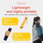 Primasole Dark Green‌ Non Toxic Yoga Mat with Poses - 68"Lx24"Wx1/3 Inch Non-Slip Workout Mats for Home, At Home Workout Mat with Carry Strap for Yoga Pilates PSS91NH011NA - Image 5