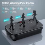 Vibration Plate Exercise Machine, Vibration Plate for Lymphatic Drainage 330 Lbs Capacity Whole Body Vibration Platform Machines Helps Weight Loss Shaping Toning Wellness - Image 5