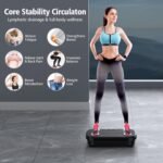 Vibration Plate Exercise Machine, Vibration Plate for Lymphatic Drainage 330 Lbs Capacity Whole Body Vibration Platform Machines Helps Weight Loss Shaping Toning Wellness - Image 6