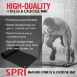 SPRI Hanging Exercise Mat, Fitness & Yoga Mat for Group Fitness Classes, Commercial Grade Quality with Reinforced Holes - Image 4
