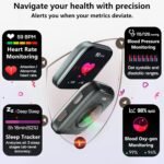MorePro Health Fitness Tracker with 24/7 Heart Rate/Blood Pressure Monitor, Blood Oxy-gen/Sleep Tracking, 120+ Sports Activity Tracker, Smart Watch (Make/Answer Call) with Step Counter for Women Men - Image 5