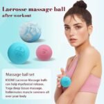 KSONE Massage Lacrosse Balls -Massage Balls for Myofacial Release&Trigger Point Therapy-Set of 2-Hard Lacrosse Massage Ball &Soft Massage Ball with one mini Ball - Image 3
