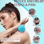 KSONE Massage Lacrosse Balls -Massage Balls for Myofacial Release&Trigger Point Therapy-Set of 2-Hard Lacrosse Massage Ball &Soft Massage Ball with one mini Ball - Image 4